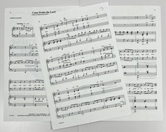 Come Praise the Lord Lee Dengler SATB Chorus Piano Sheet Music Lorenz Publishing