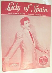 Lady Of Spain Vintage Sheet Music 1944 Eddie Fisher