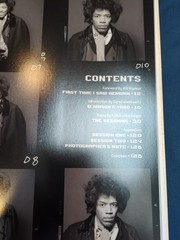 Jimi Hendrix The Experience Hard Back Book
