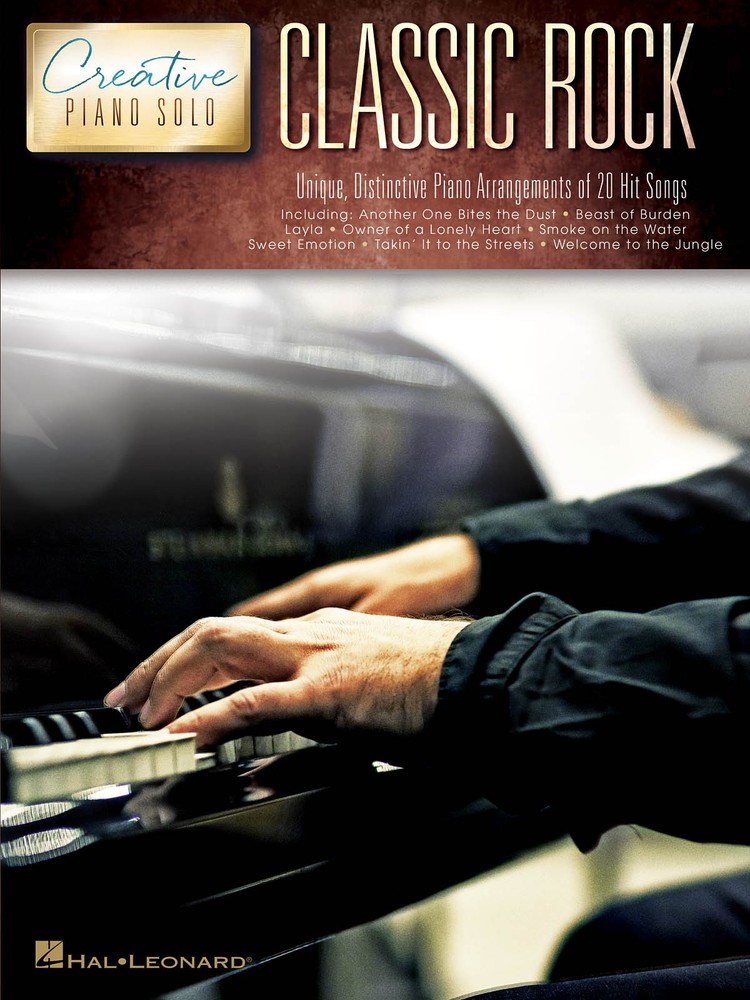 Classic Rock Creative Piano Solo Intermediate Advanced Sheet Music 20 Songs Book
