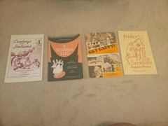 Giant Lot of 24 VINTAGE PIANO SHEET MUSIC Singles 1930s-1990s Musicals Patriotic