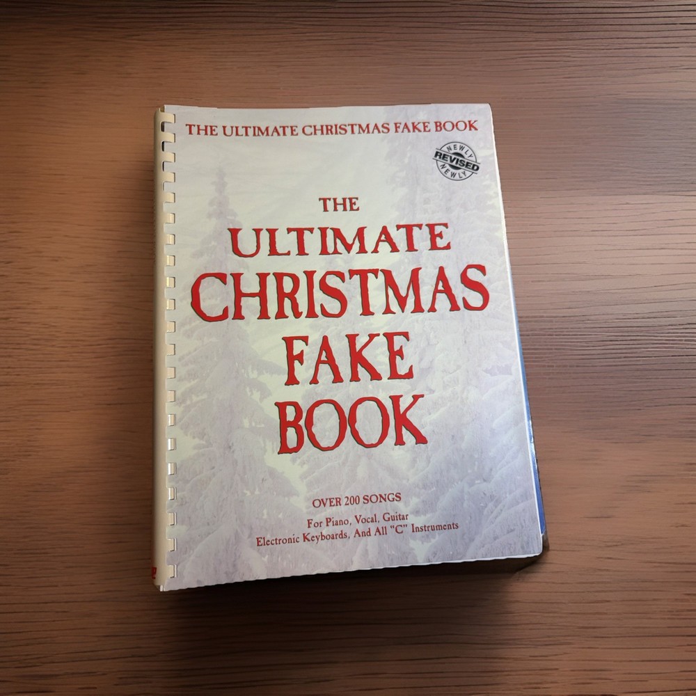 Christmas Songbook Ultimate Fake Book Piano Guitar All C Instruments Comb Bound