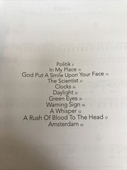 Coldplay A Rush of Blood to the Head Piano Vocal Guitar Songbook