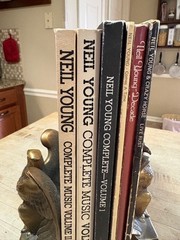 Collection of Neil Young Complete Music (3 Vols) + 3 more Guitar Songbooks (6)