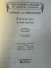 G. Schirmer Beethoven Sonatas for Violin & Piano Duet Sheet Music Vol. 232