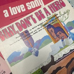 1970s Rock And Love Ballads Vintage Sheet Music Bundle (17 Pcs) Good Condition