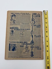 Antique New Music Album 1901 Sheet Music Book Columbia House