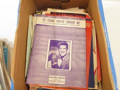 Vintage Sheet Music Lot Organ Piano Vocal Guitar Ukulele Big Band Bing 25+ Lbs