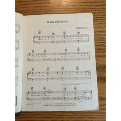 Gordon Lightfoot Did She Mention My Name Sheet Music Songbook 1968 Warner Bros