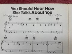 You Should Hear How She Talks About You Manchester Sheet Music 1981 P/V/G
