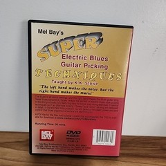 SUPER ELECTRIC BLUES GUITAR PICKING TECHNIQUES DVD K.K. Stowe Mel Bay&rsquo;s
