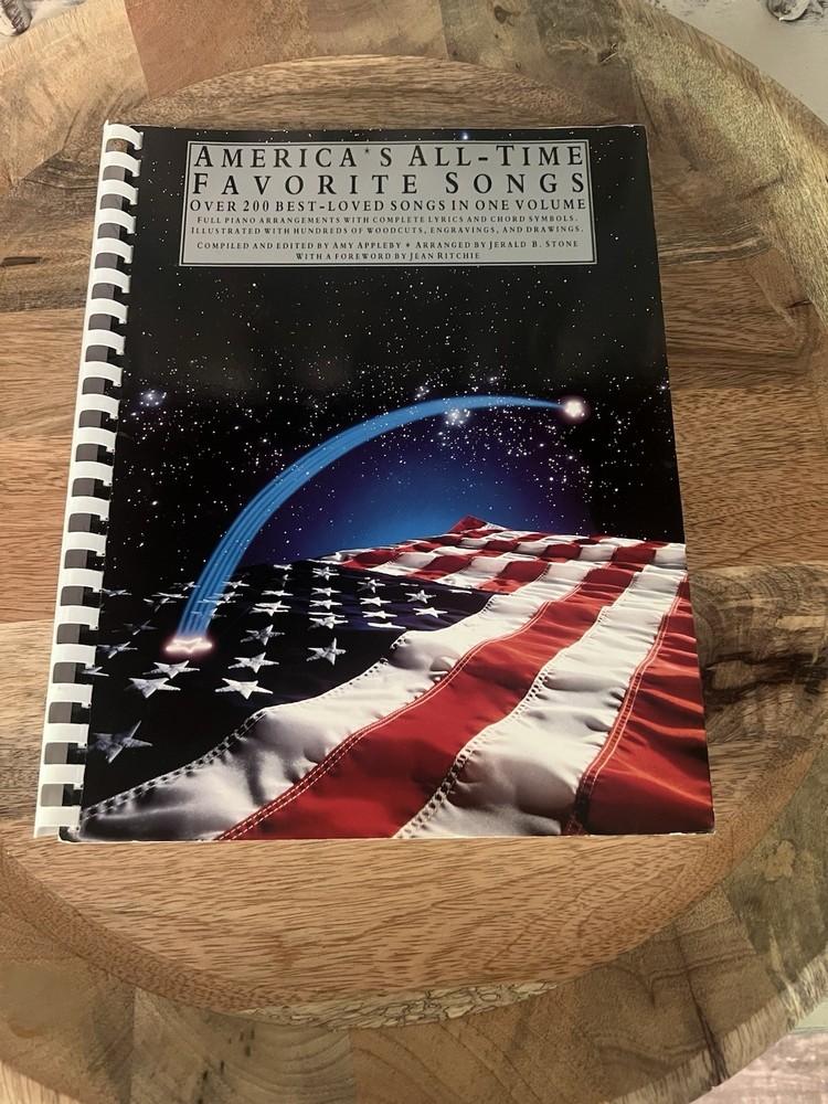 Amsco America’s All-Time Favorite Songs Spiral Songbook Piano/Voice Pop AM80052