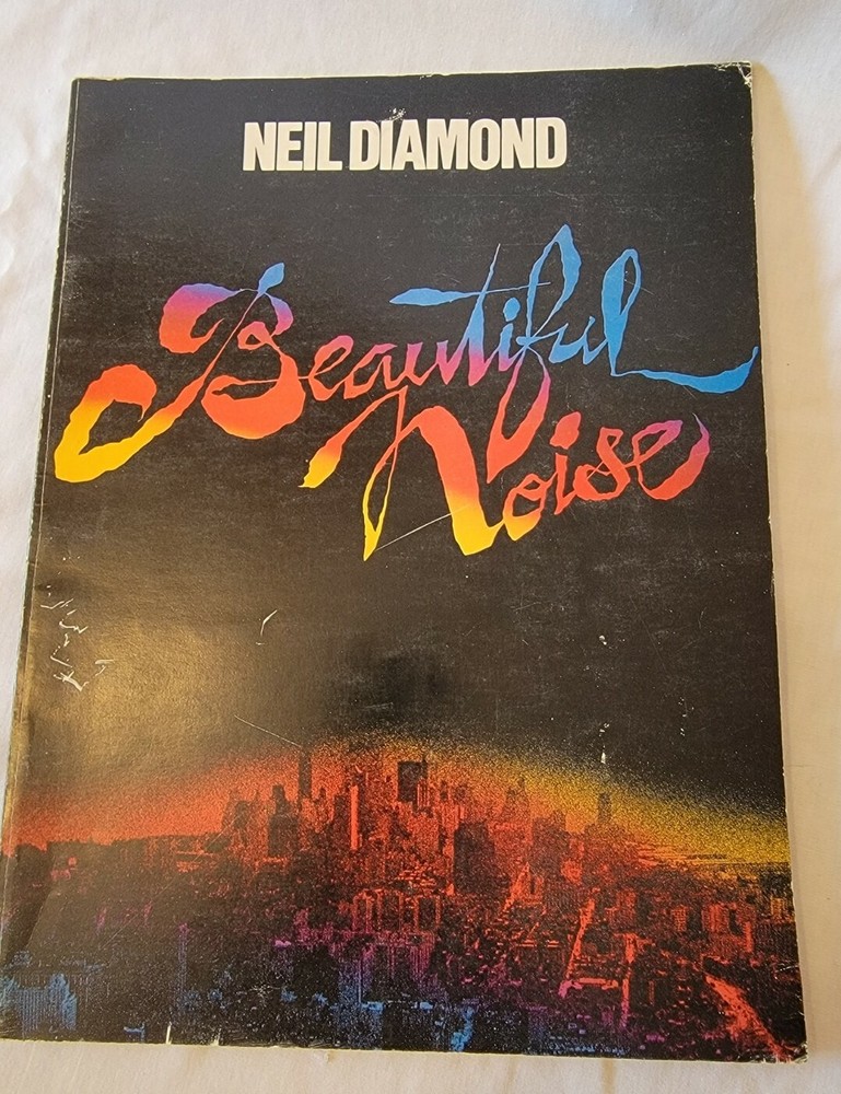 BEAUTIFUL NOISE Songbook Sheet Music Vintage 1976 Neil Diamond Songs Guitar