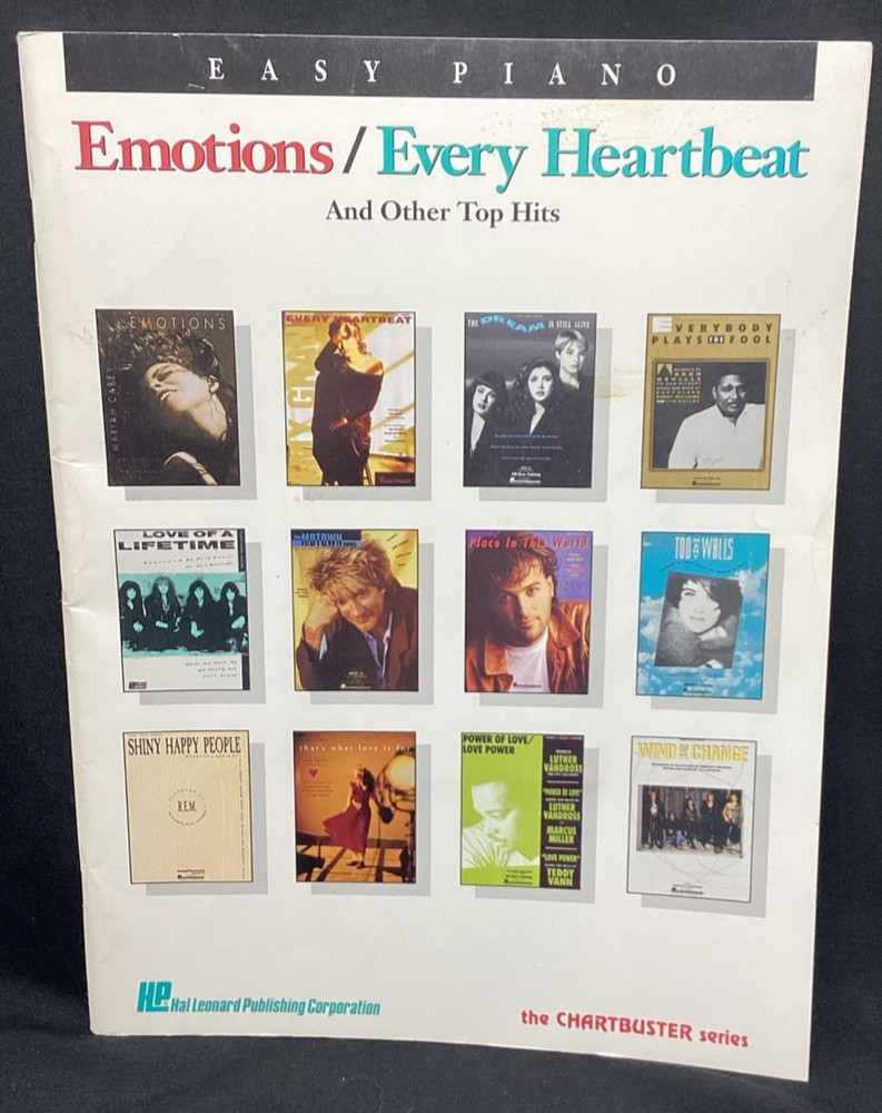 Vtg Songbook, Emotions Every / Heartbeat and other hits 1991 ships free