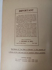 1911 The Bells of Elfarnie a Cantina for Female Voices w/ Piano Sheet Music VTG