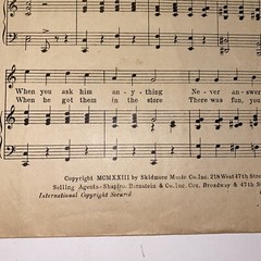 Vintage 1923 Yes! We Have No Bananas Sheet Music by Frank Silver & Irving Cohn