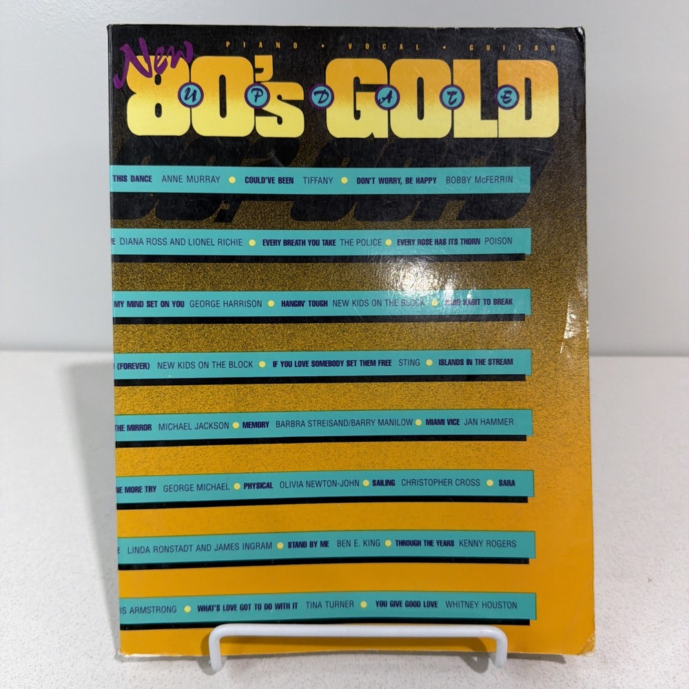 80’s Gold Songbook Hal Leonard 1989 Piano Vocal Guitar Sheet Music