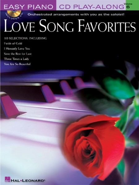 Love Song Favorites Sheet Music Play-Along Book and CD NEW 000310918
