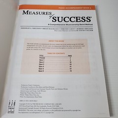 Measures Of Success Piano Accompaniment Book 2 Comprehensive Band Method