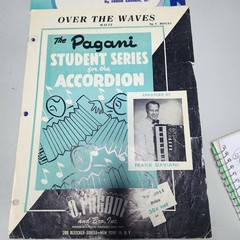 Vtg 1950&rsquo;s Accordion Pagani Student Series Music Lot of 5 Frank Gaviani Waltzes