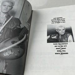 Billy Idol Sheet Music Song Book Rare 80s Pop Rock Memorabilia Guitar Vocal 1983