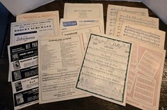 Lot of 12 Vintage Sheet Music 1950&rsquo;S Hank Williams,Doris Day,Tony Bennett + More