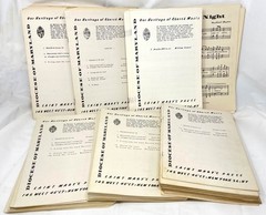 LOT 7 SATB Choral Baroque Sheet Music Gems Multiple Copies Saint Mary&rsquo;s Press