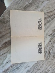 very rare 1975 Zen-On Music Alto and Soprano Recorder Ensemble sheet music books