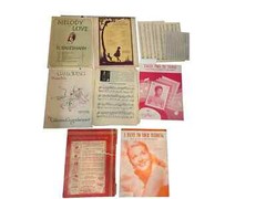 Vintage Sheet Instrument Piano Music Polka Wedding Plays Guitar Foreign Xmas