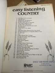 1970’s Classic Country Songbook Easy Listening Country Piano Guitar VG Condition