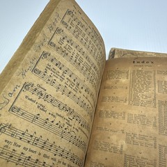1941 Pilgrim Songs Lot of 2 Stamps-Baxter Music Printing Co. Vintage Songbooks