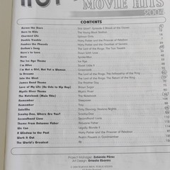 Hot New Movie Hits 2004 Movie Songbook Sheet Music for Piano & Voice Solo