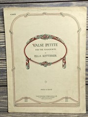 Vintage Sheet Music Vasle Petite Ella Ketterer 1928