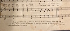1918 (2) 1933 Vintage Lot of 3 Sheet Lyrics Words Music