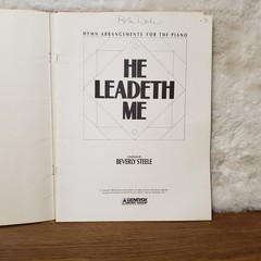 He Leadeth Me Beverly Steele Hymns Piano 1988 Songbook Sheet Music Gospel