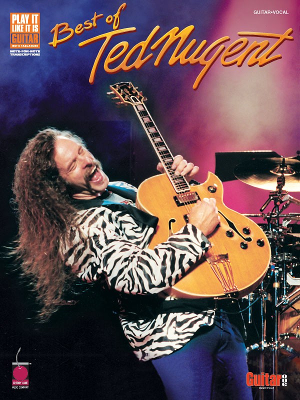 Best of Ted Nugent Guitar Tab Sheet Music Chords Lyrics 11 Rock Songs Book