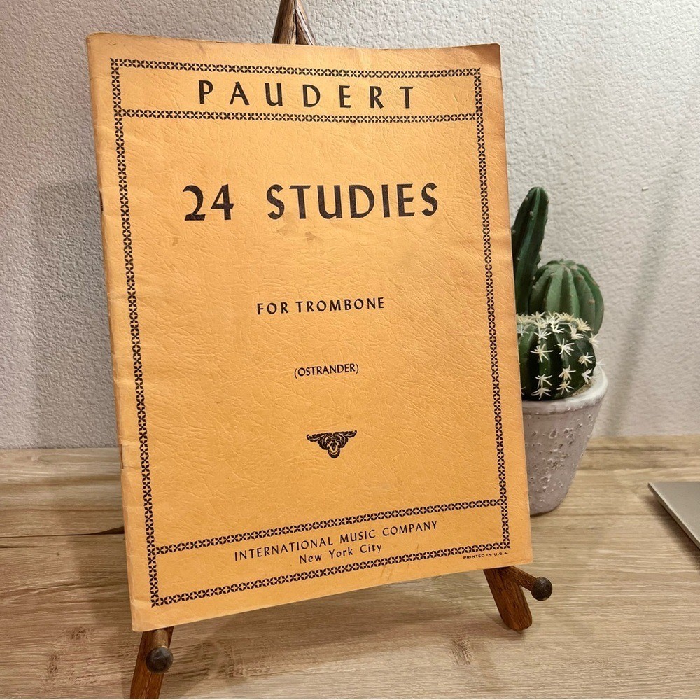 Vintage 1961 Paudert 24 Studies Trombone Ostrander IMC