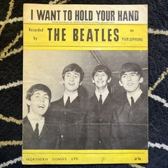 Beatles – I Want To Hold Your Hand sheet music Northern Songs 1963 vocals chords