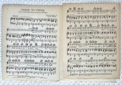 IRVING BERLIN: CHEEK TO CHEEK from TOP HAT, 1935 Astaire & Rogers EXCELLENT!