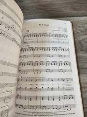 Geron Davis He Is Great Choral Book Musical Notes 10 Songs