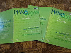2 PIANO & ORGAN DUETS songbooks: Special Gaither songs arr. by J Innes & B Fasig