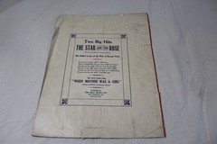 Antique Sheet Music The War Ballad Beautiful Mother Pays It All 1918 Copyright