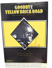 « GOODBYE YELLOW BRICK ROAD » SHEET MUSIC: Elton John 1973