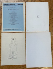 Vintage 1960&rsquo;s Midnight Cowboy What The World Needs Now Sheet Music Lot 4 USA
