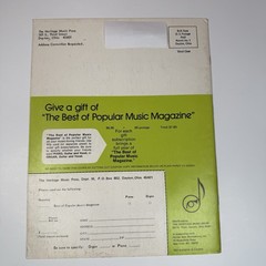 The Best Of Popular Music Magazine Apr May 1978 Vol 6 #3 Piano Vocal Guitar Vtg