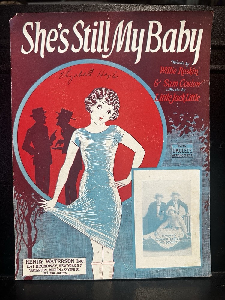 She&rsquo;s Still My Baby Piano Voice Sheet Music Raskin/Coslow/Little 1926 Waterson