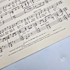 Alice Blue Gown Sheet Music Piano Lyrics 1934 McCarthy Tierney Irene Vintage