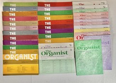 The Organist, Huge Lot Of 90 Issues, Lorenz Church Sheet Music- Mixed 1973-2004