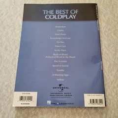 Hal Leonard The Best of Coldplay Easy Piano Sheet Music Book 2005