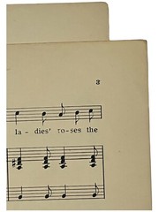 1901 Sheet Music THE TOREADOR New Musical Play Lionel Monckton & Ivan Caryll